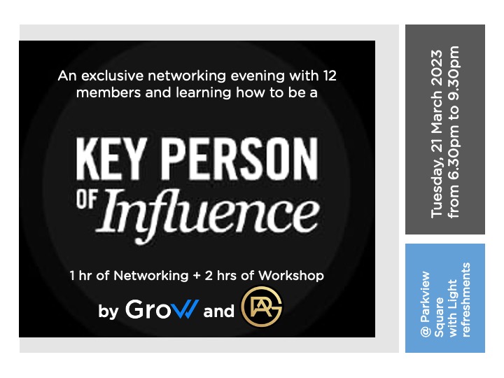 Exclusive Networking and Workshop on How to be an Influencer on 21 Mar 2023